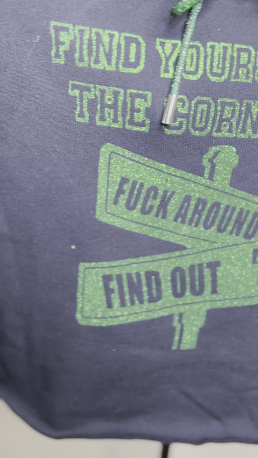 F*uck Around and Find Hound Crop Hoodie
