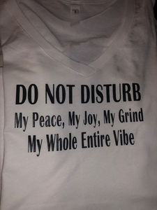 Do NOT Disturb My Peace