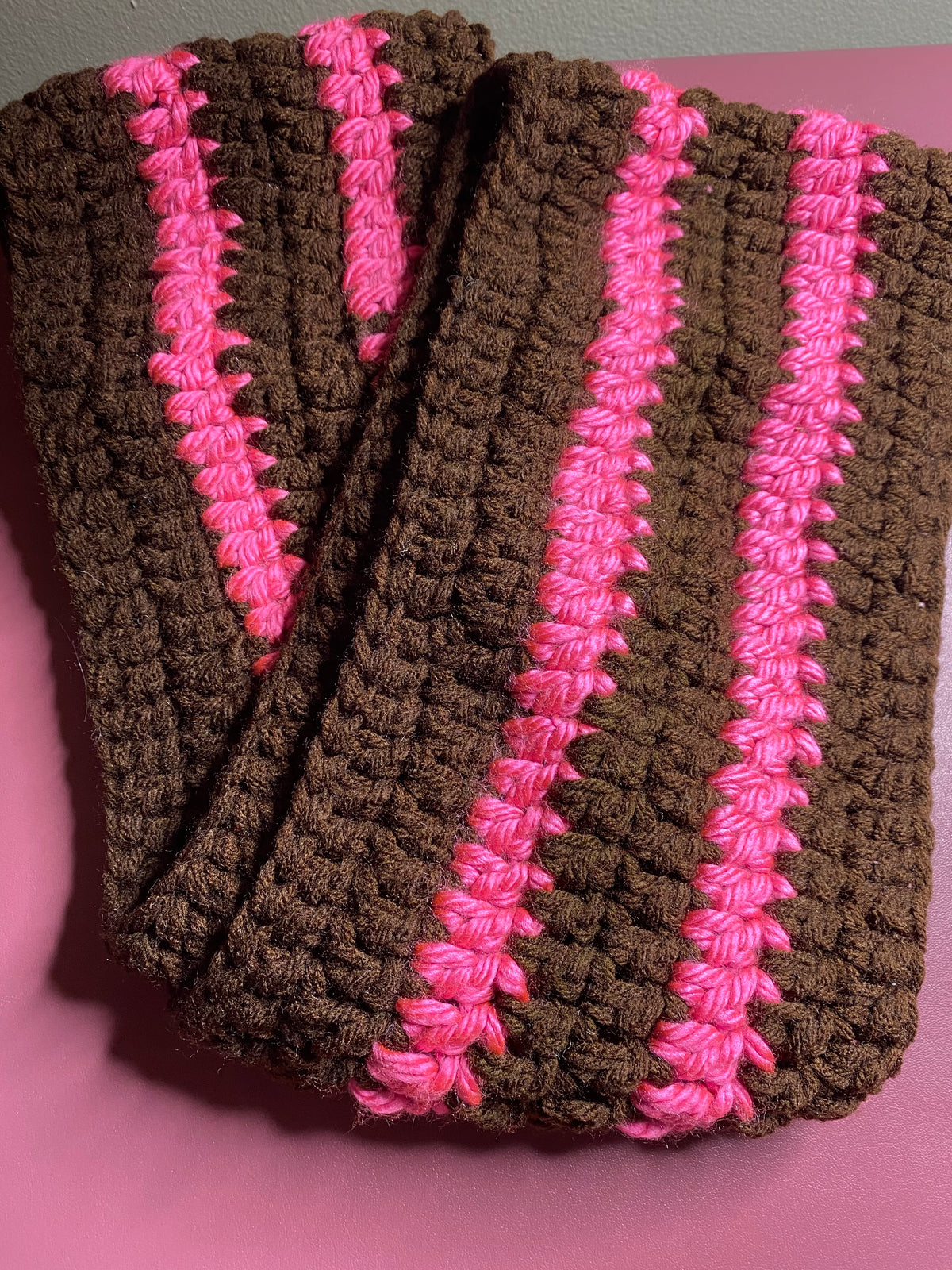 Chunky infinity scarf