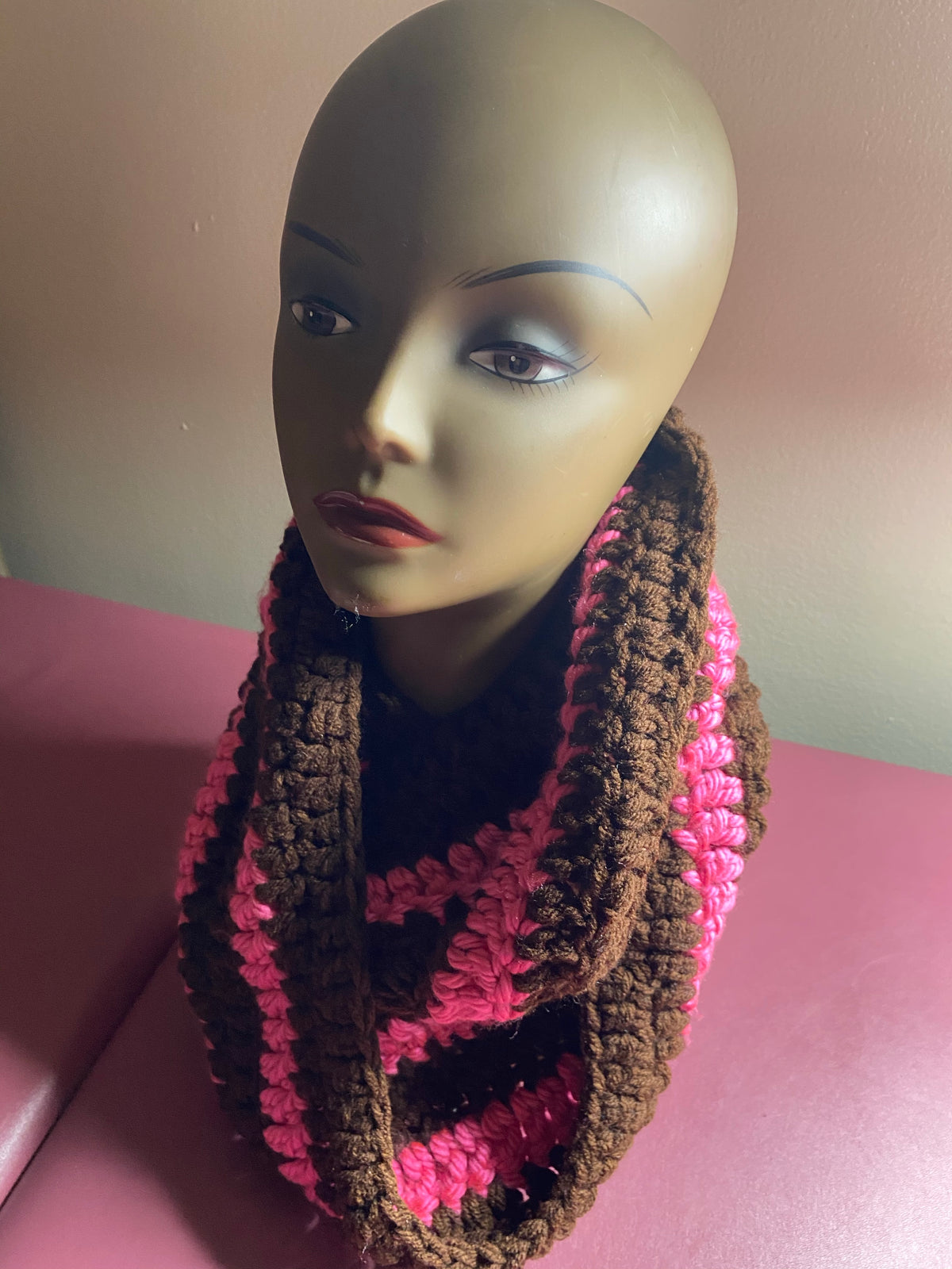 Chunky infinity scarf