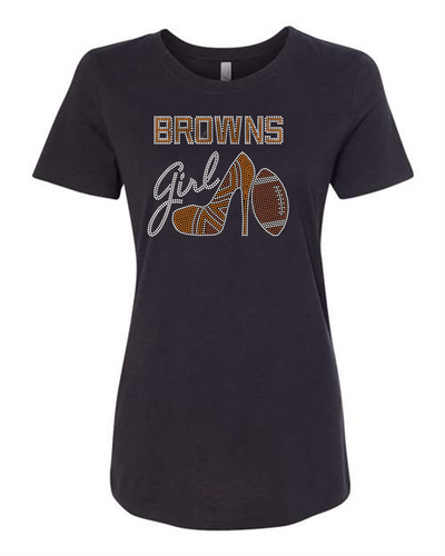 Browns girl heel tee
