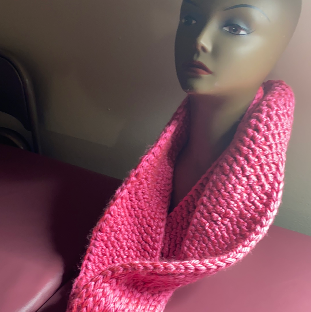 Crochet Infinity Scarf