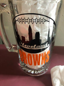 City of Cleveland Browns Beer Mug