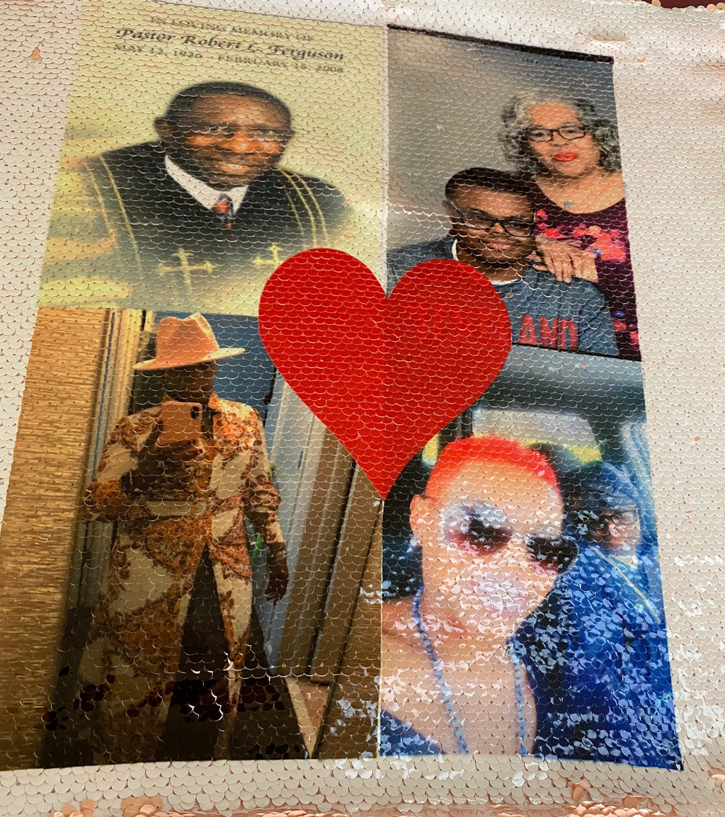 Sequins Custom Pillow