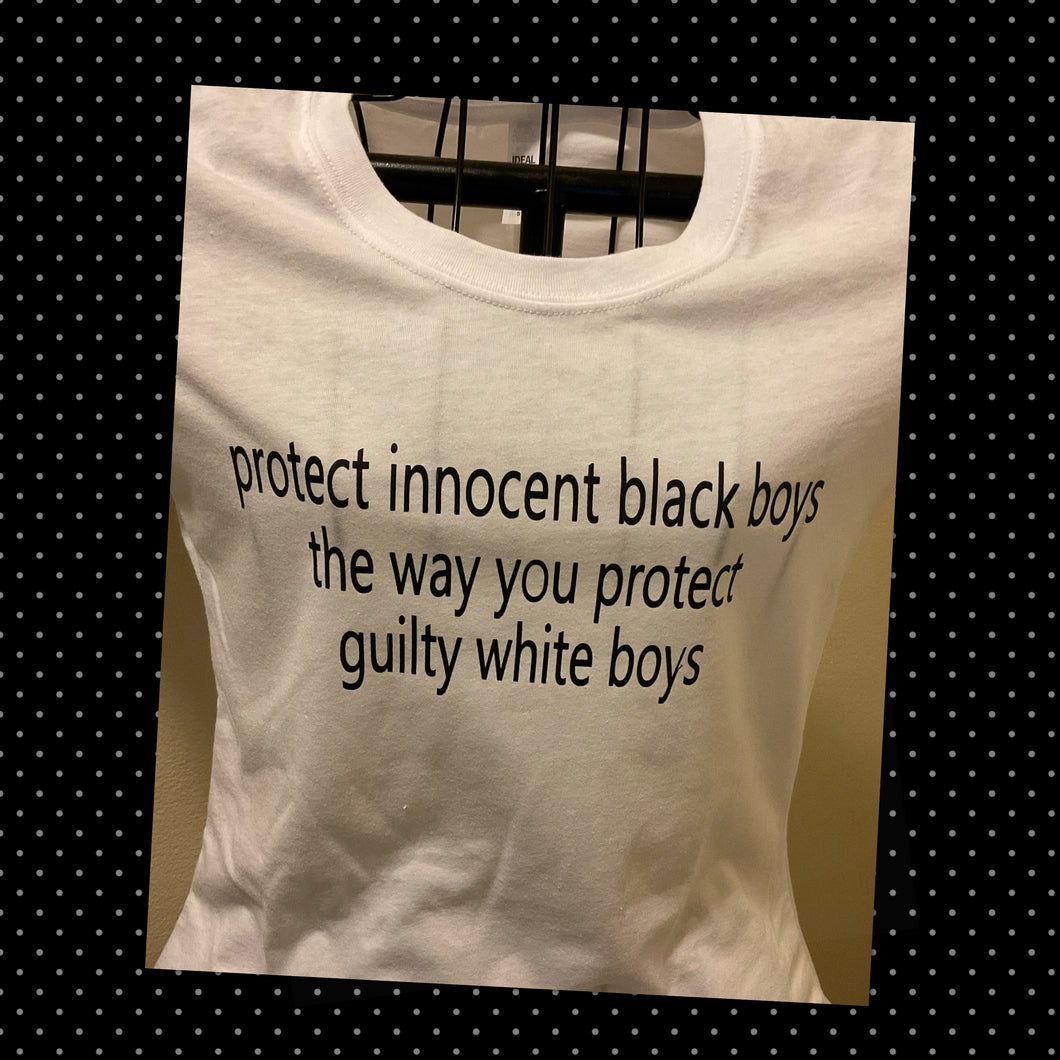Protect Black Boys white